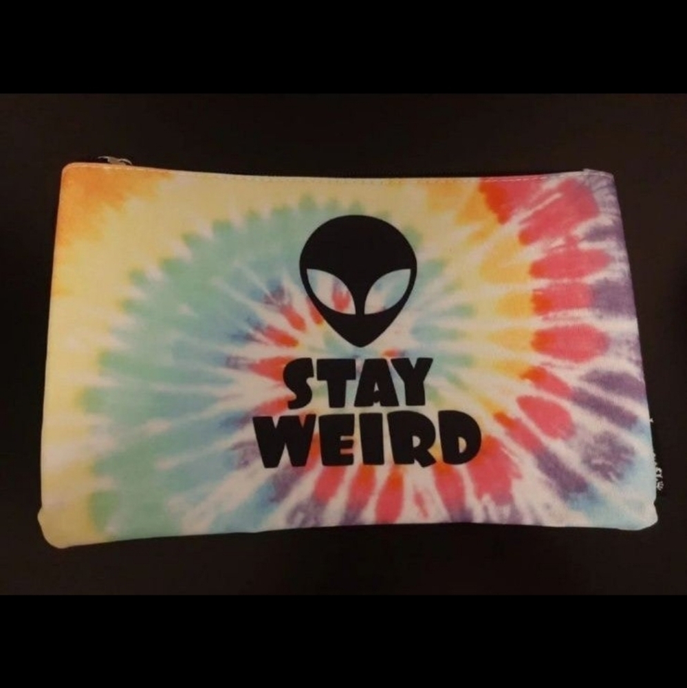 Loungefly Alien Stay Weird Pencil Cosmetic Case Pouch